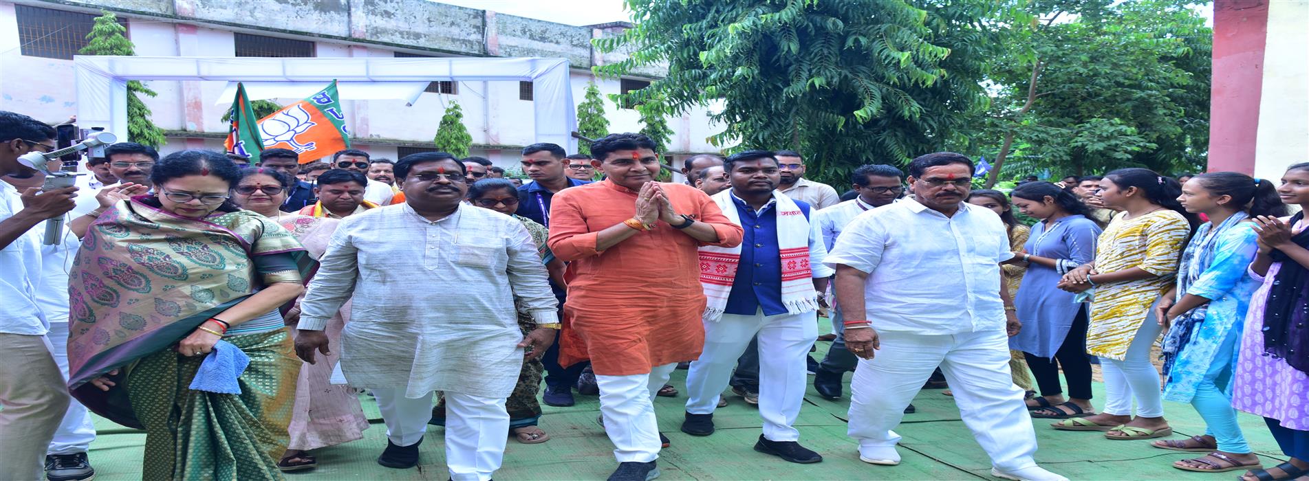 INAUGURATION OF NEW BUILDING BY SHRI TANKRAM VERMA HIGHER EDUCATION MINISTER CHHATTISGARH